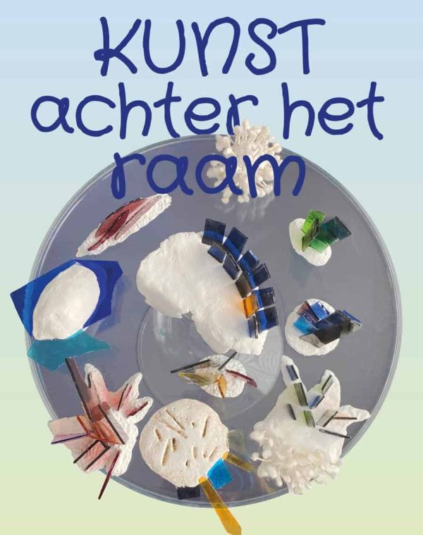 A5 kunst achter het raam voor